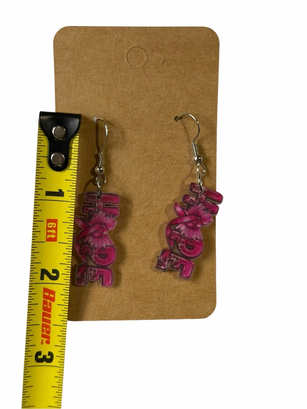 Pink 'Hope' Dangle Earrings - Women Accessories